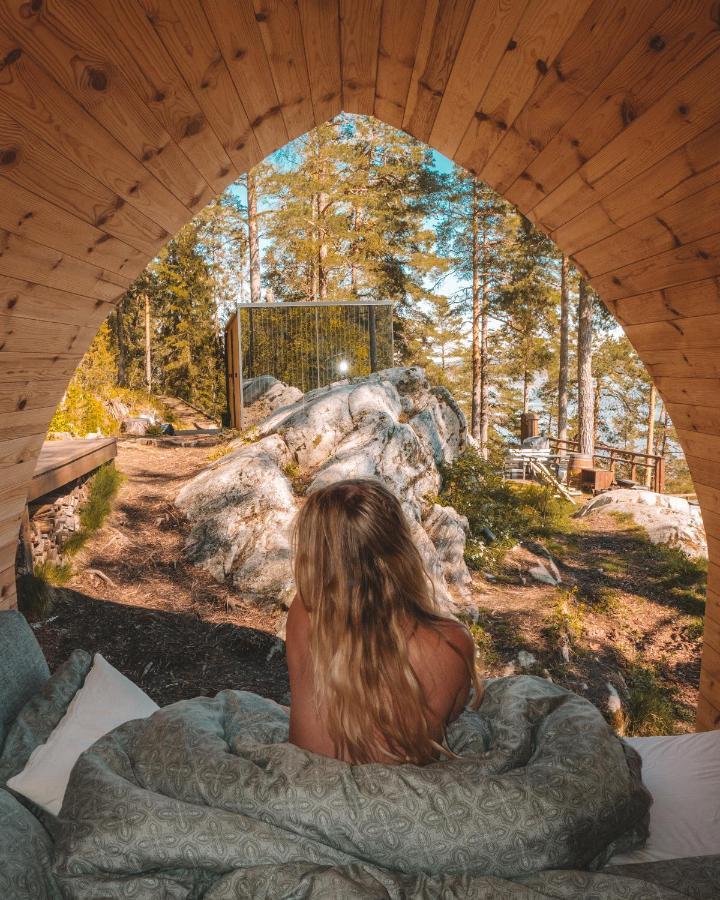 The Wonderinn Mirrored Glass Cabin - Wonderinn Delta Hektner Exteriör bild