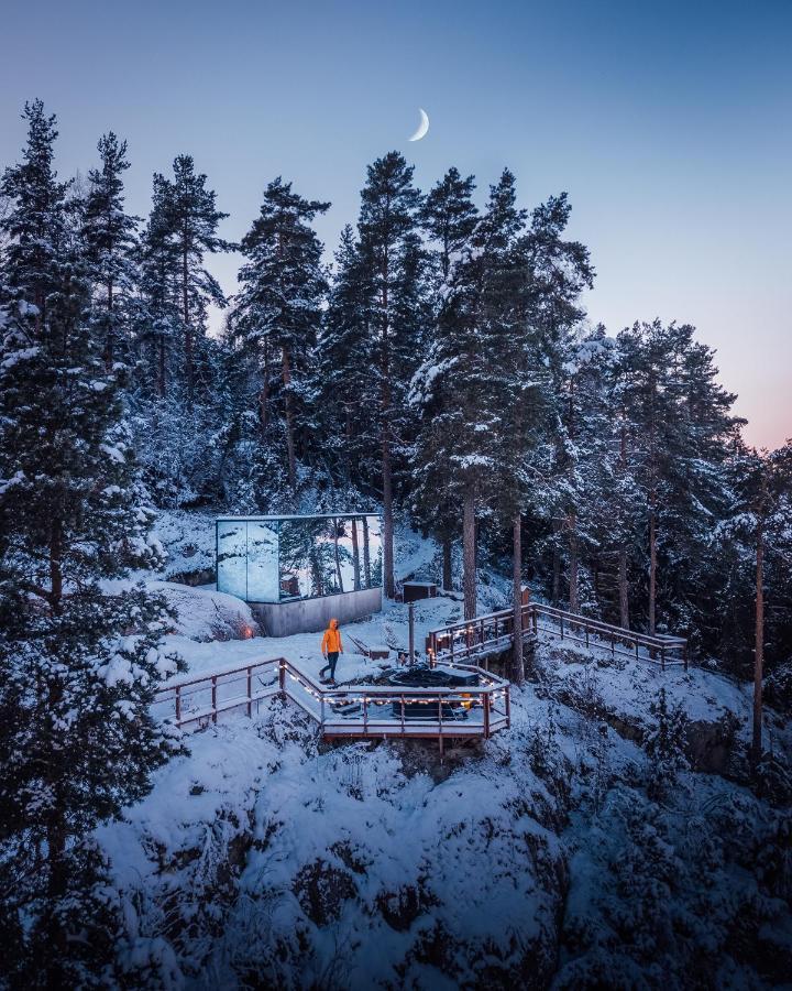 The Wonderinn Mirrored Glass Cabin - Wonderinn Delta Hektner Exteriör bild